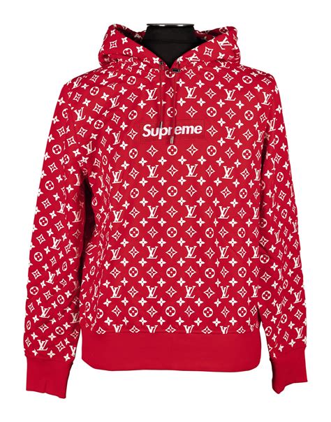 loui vuitton supreme hoodie